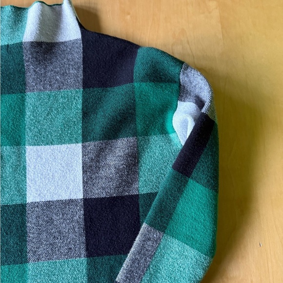 Tahari Mock Neck Plaid Sweater Size XS - Picture 6 of 7